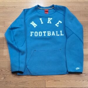 Nike Men's Blue Crewneck Football Sweater